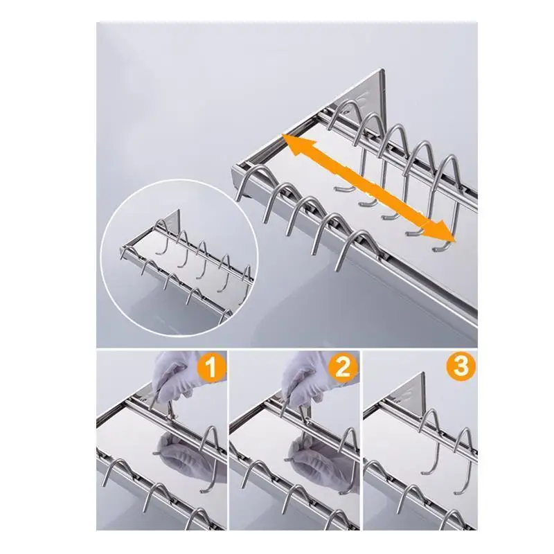 

Cocina Afdruiprek Keuken Organizador De Cozinha Organisateur Rangement Stainless Steel Cuisine Rack Mutfak Kitchen Organizer