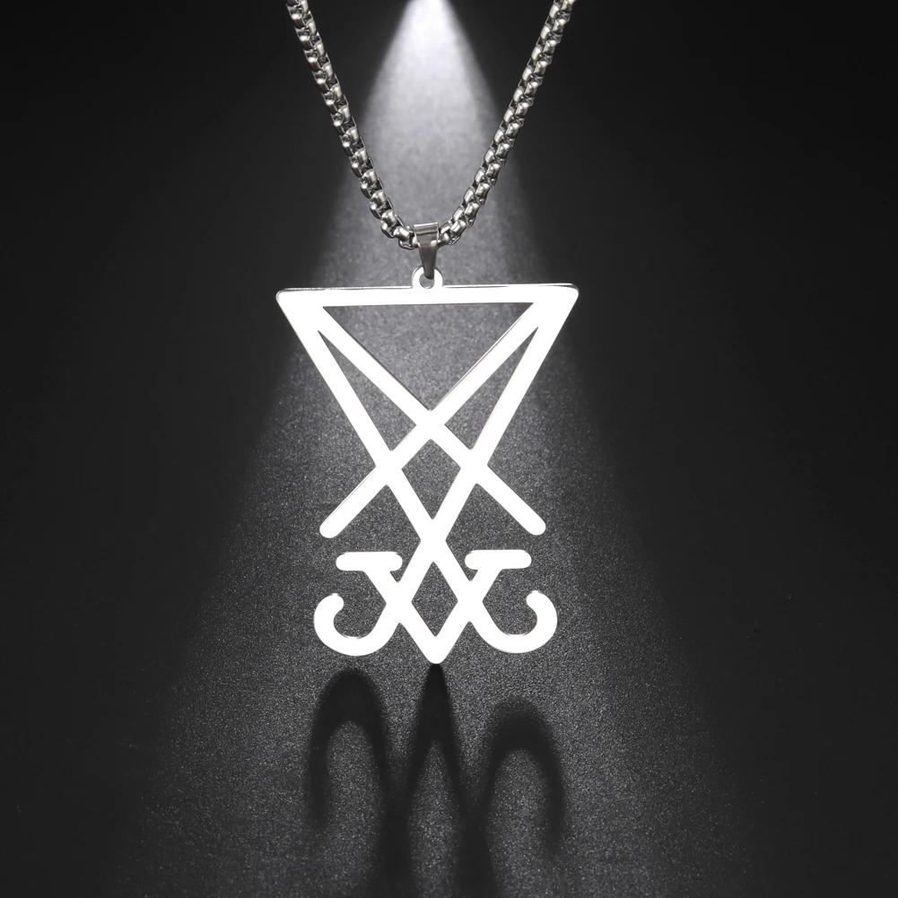My Shape Ожерелье с подвеской Sigil of Lucifer для мужчин и женщин очаровательное