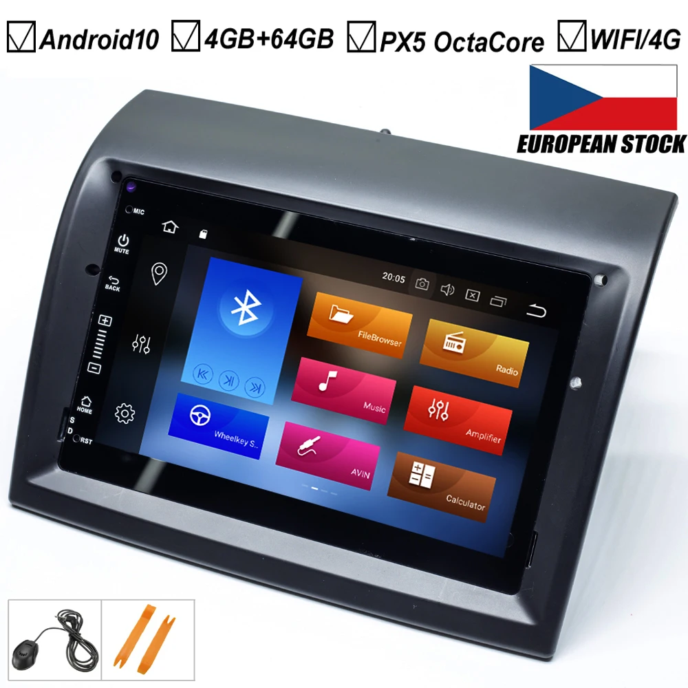 Автомобильный плеер без DVD GPS на Android 10 0 для FIAT Ducato 2006-2017 CITROEN Jumper PEUGEOT Boxer радио BT Mirror