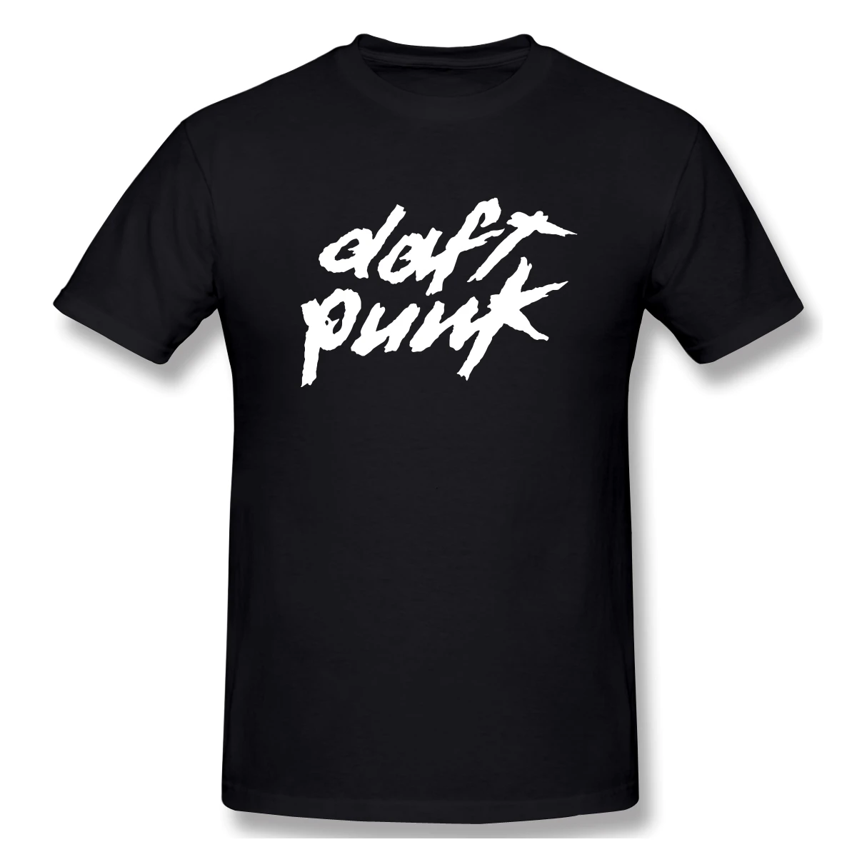 

Daft Punk Logo T Shirt Big Size O-neck Cotton Custom Short Sleeve Men Tshirt
