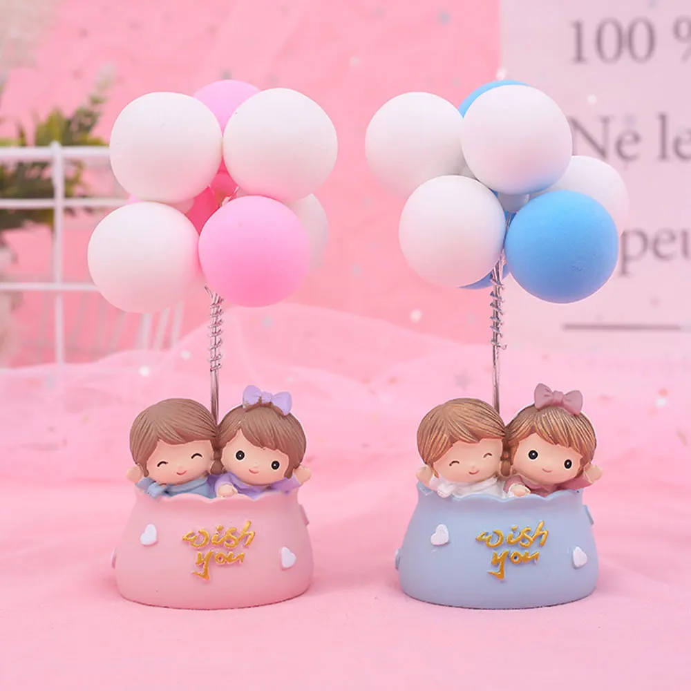 Креативная чашка для чая с воздушным шаром милая пара подарок из смолы украшения