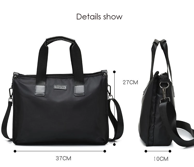 2020 New Male Briefcases Big Business Men Messenger Bags Nylon Men's Handbags Travel Cross-Body Shoulder Black | Багаж и сумки