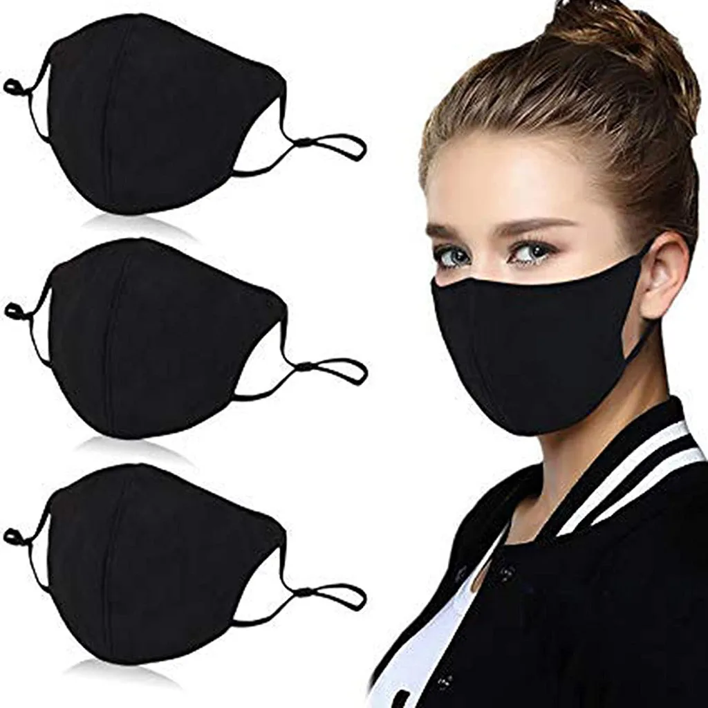 

3PCS Anti-dust Reusable Mouth Face Masks Mouth Cover Mascarillas Reutilizable Maske Mascherine Mondkapjes Wasbaar