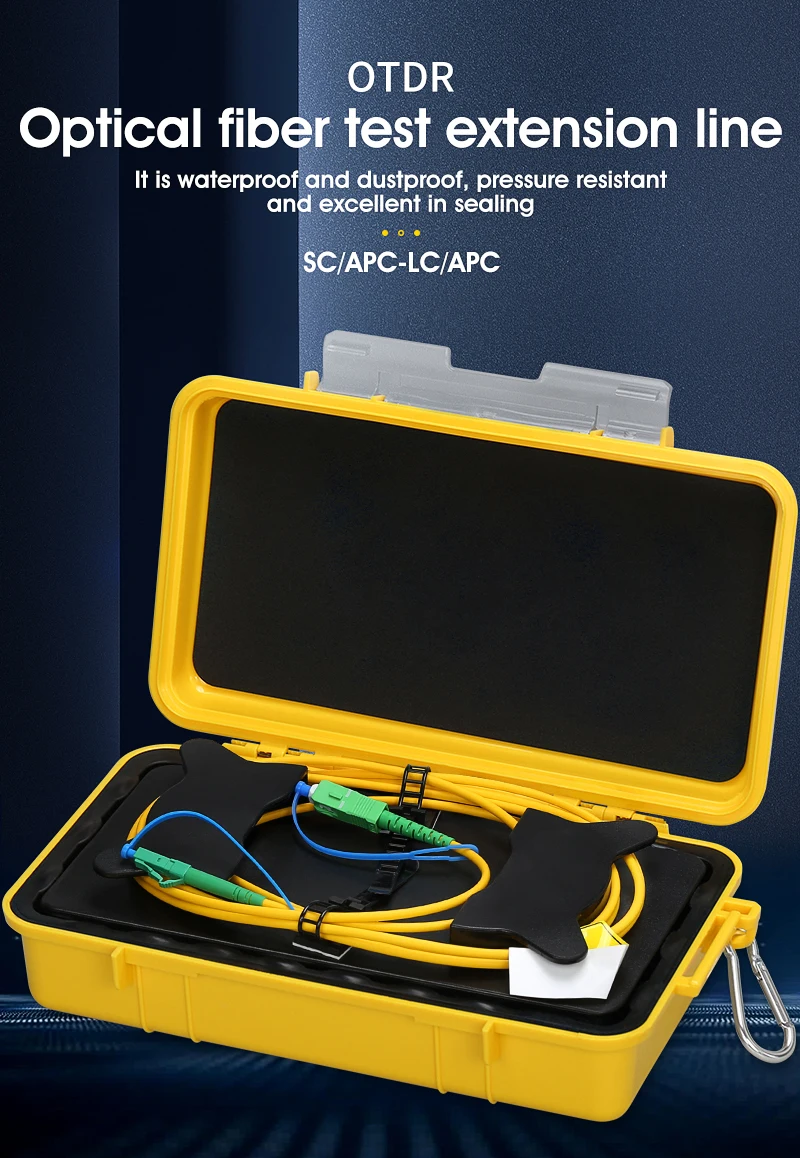 

SC/APC-LC/APC 1310/1550nm, кабель-удлинитель OTDR для оптоволокна