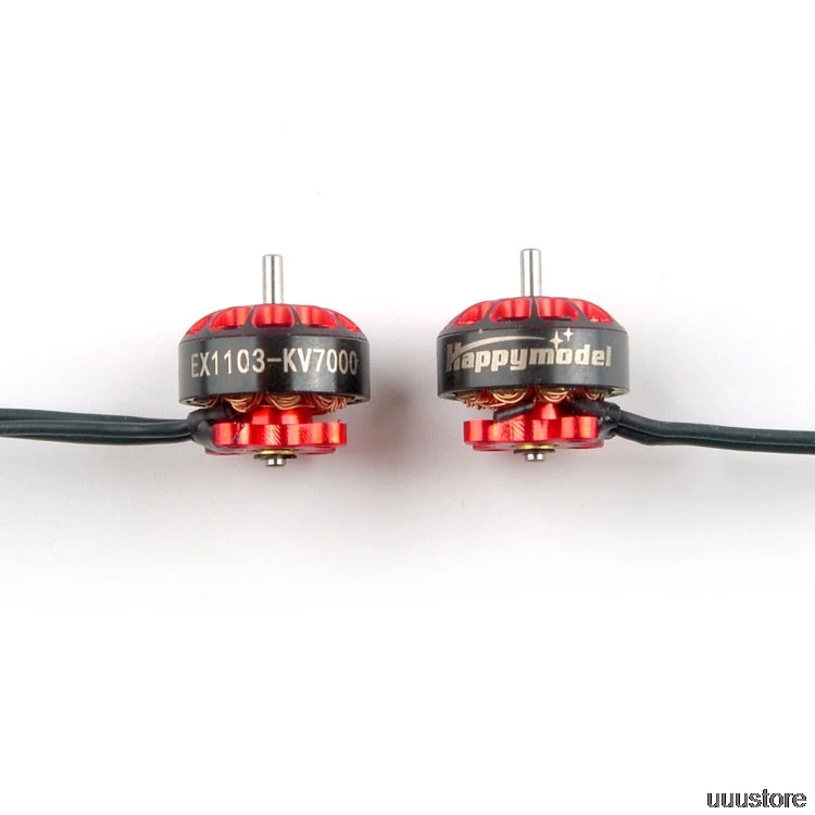 Happymodel-Motor sin escobillas para Dron teledirigido, modelo actualizado EX1103S 2021 7000KV 2-3S, FPV, Mobula7 Larva X BetaFPV, 1103-1