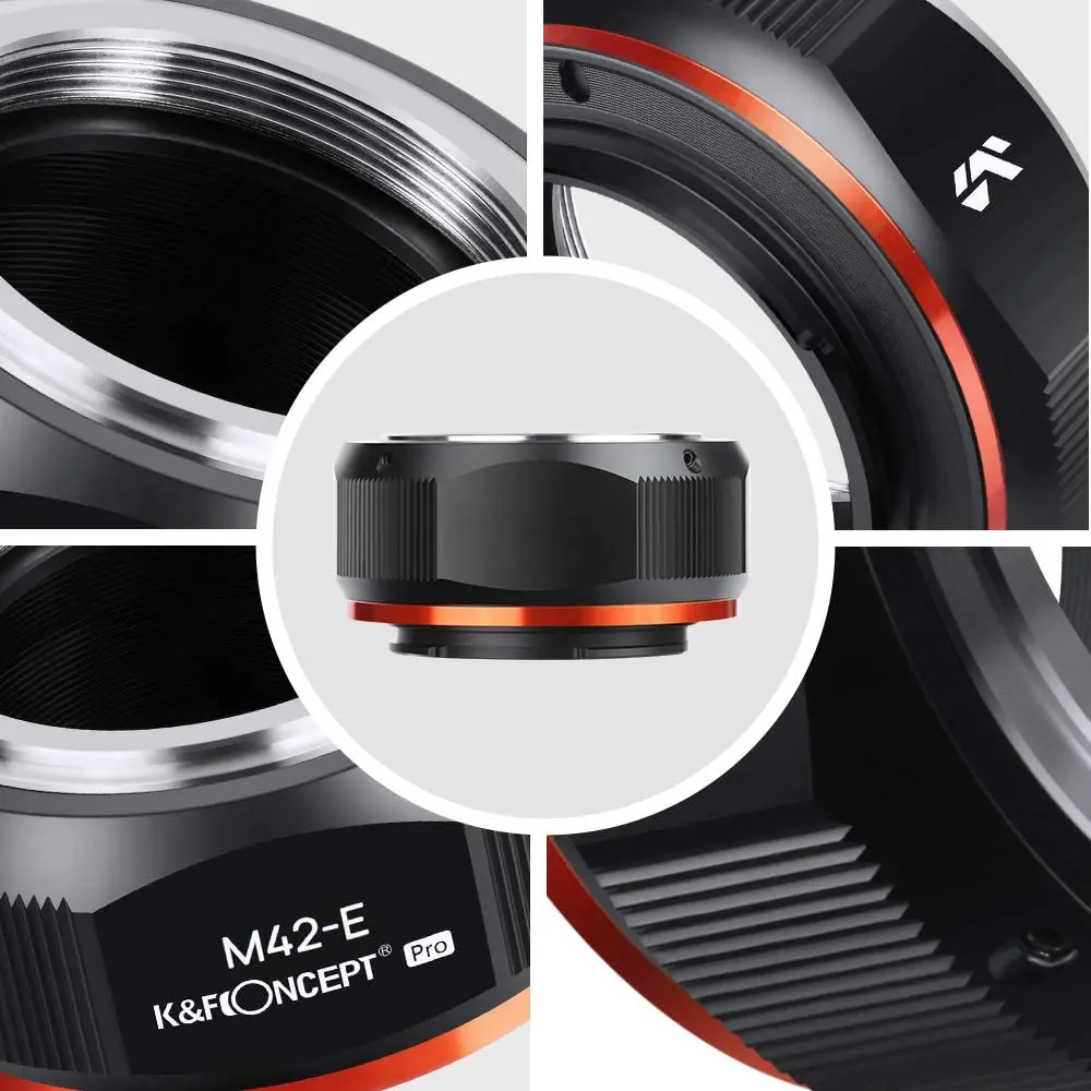 K & F Concept адаптер для байонета объектива зеркальной камеры M42 объектив Sony NEX E Mount DSLR