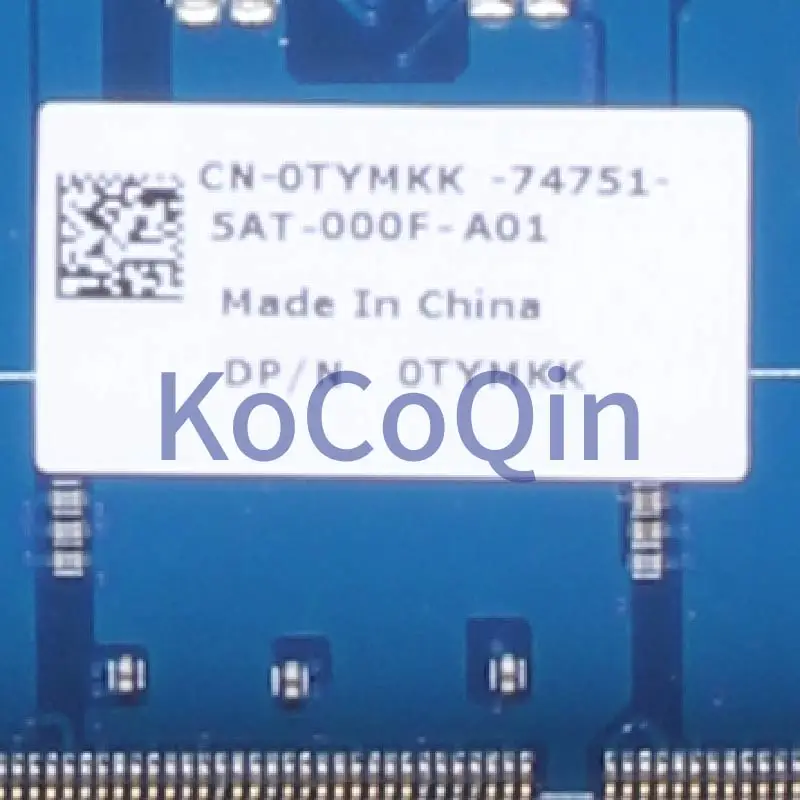 Материнская плата DDR3 для ноутбука DELL 5040 5212 GET48E материнская 0TYMKK 6050A2638401 |