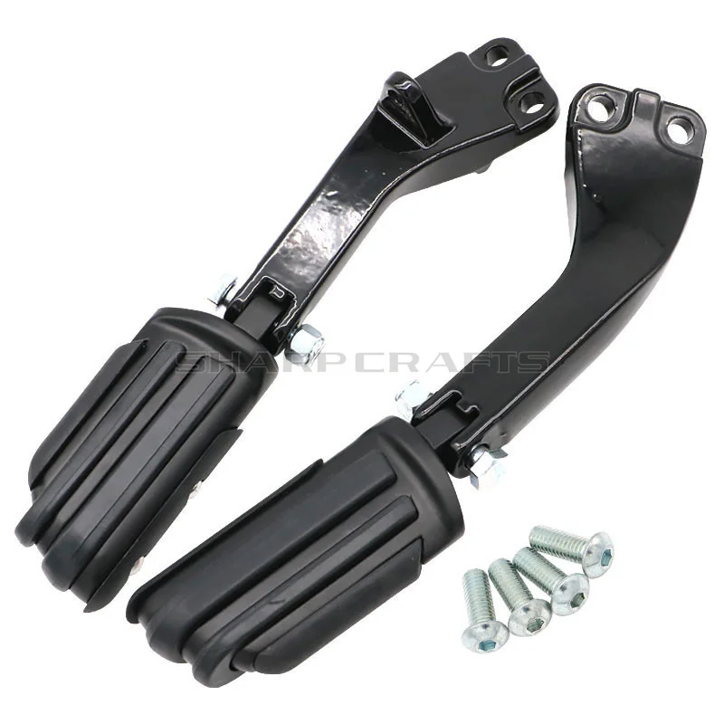 Пассажирские подножки, крепежные кронштейны для Harley Dyna Glide EFI FXDF FXDL FXDB FXDC FXD FLD FXDWG - Цвет: Kit P