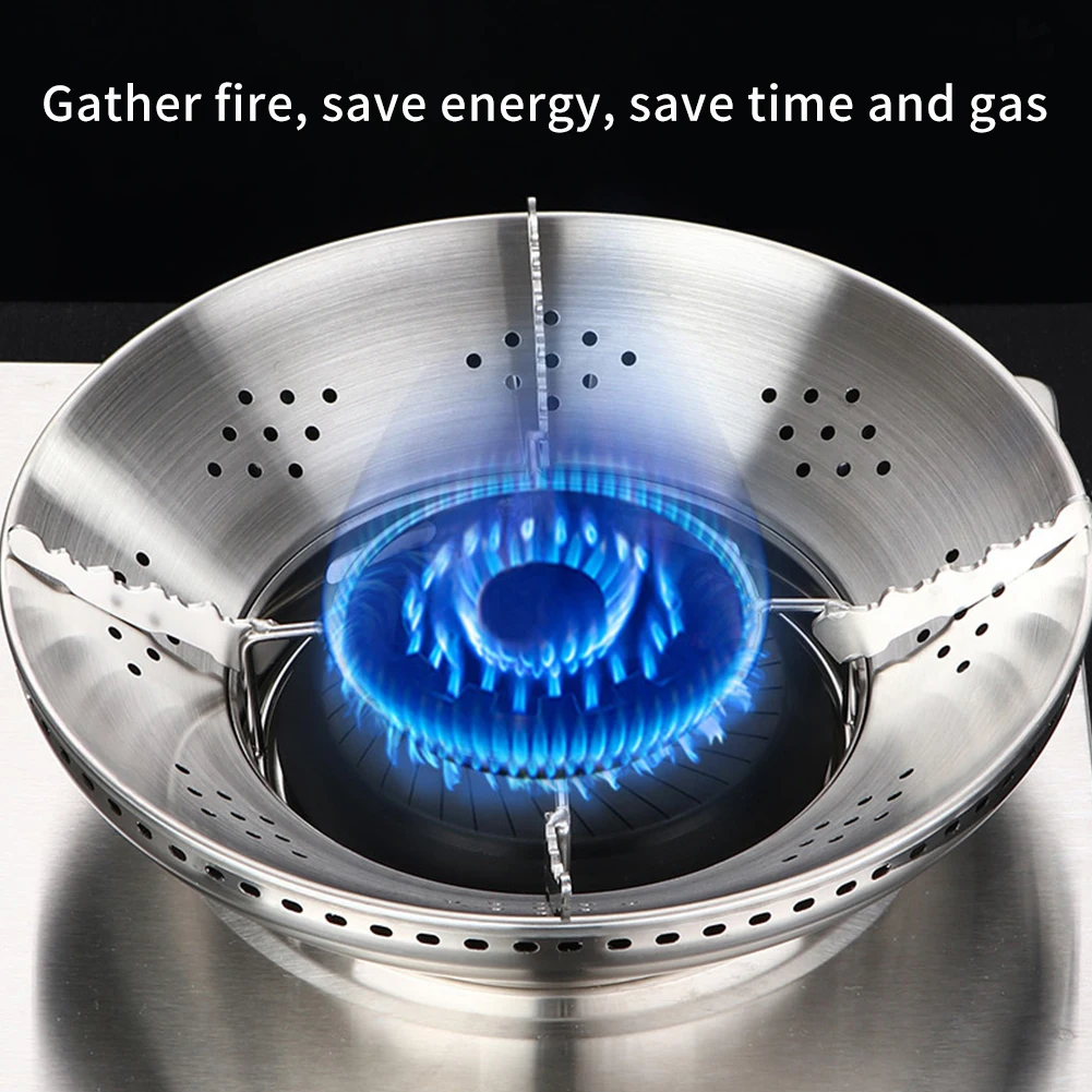 

Universal Kitchen Home Tool Multifunction Accessories Cooker Bracket Windshield Gathers Windproof Gas Stove Cover Energy-Saving