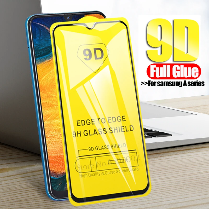 Защитное стекло 9D на весь экран пленка для samsung galaxy a70 a50 a40 a30 a20 a20E a10 a 50 30|Защитные