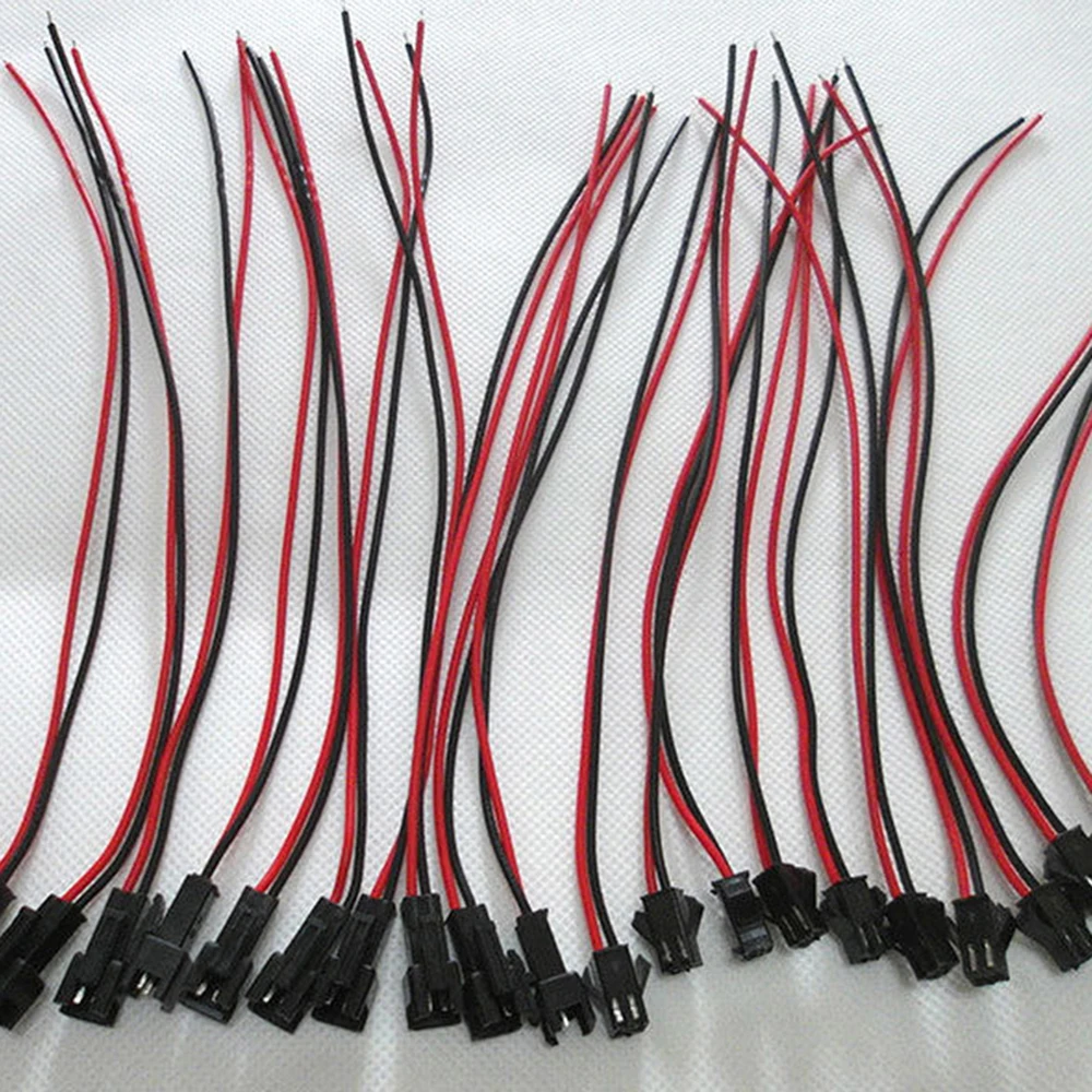 

10-100Pairs 2/3/4/5PIN LED Connector Cable Male/female JST SM Plug Connector Extension Wire Cable for LED Strip Light Lamp