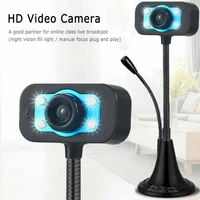 1080p hd computer webcam with microphone usb web camera built in sound absorbing microphone laptop desktop computer peripherals