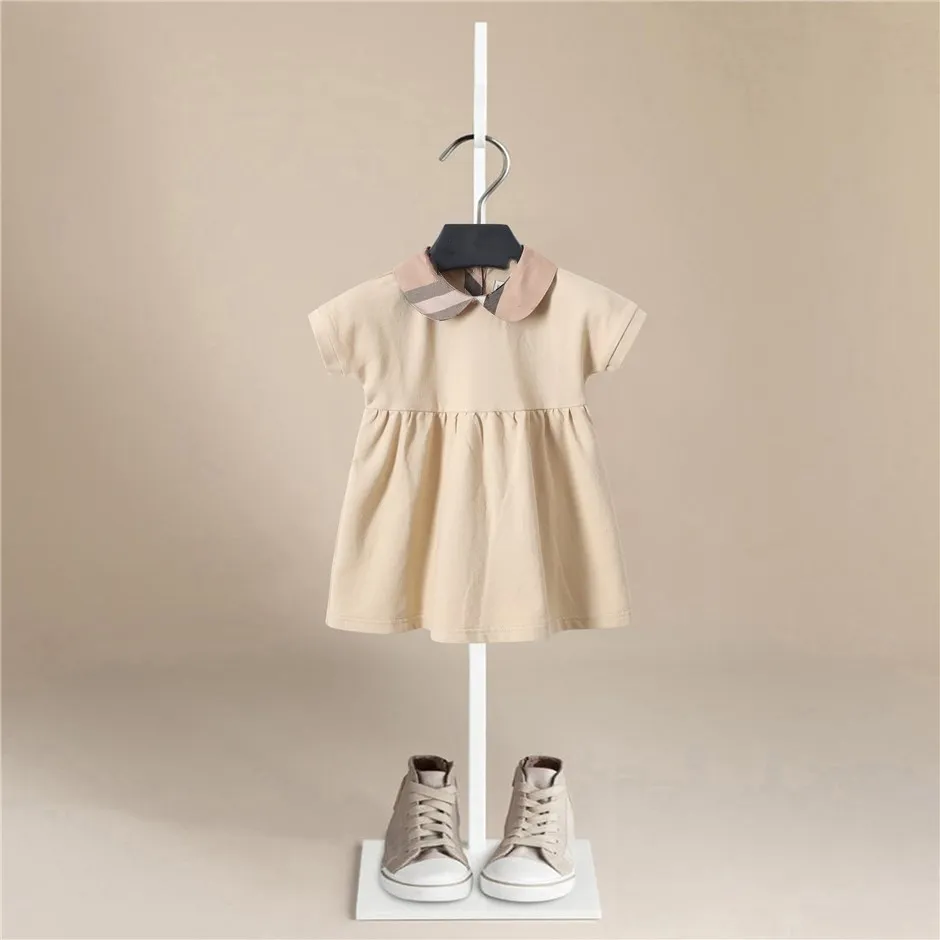 2020 одежда для малышей платья маленьких девочек новое летнее Хлопковое платье с
