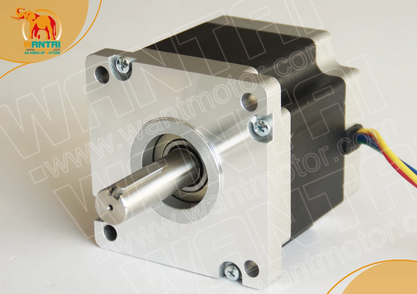 [Большая распродажа для США]! CNC Wantai 1Axis Nema42 шаговый двигатель 110BYGH115-001 1840oz-in 115 мм 6A