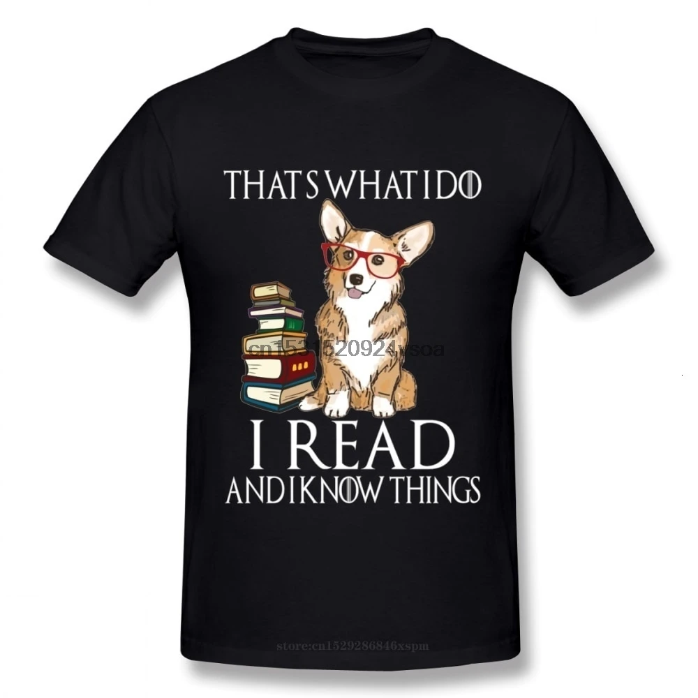 Corgi For Book Lovers Funny Short Sleeve T Shirt |