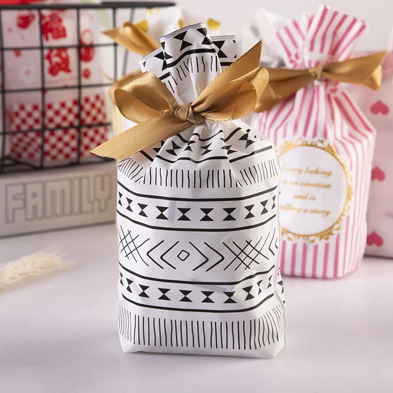 50 шт./упак. на Хэллоуин Рождество яркие подарочные пакеты куки Merry для