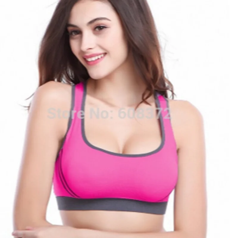 Comfortable and breathable seamless sports bra