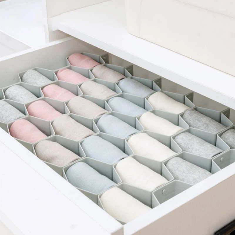 

Ящик в виде сот, органайзер для ящика, Коробка Для Хранения нижнего белья, трусиков, носков, инструменты для хранения