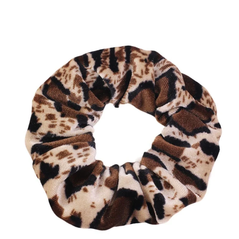Tabby khaki M MISM, 1 шт., леопардовые бархатные резинки для волос, мягкие эластичные резинки для волос, Женская повязка на голову, резинки для волос, резинки для волос, конский хвост, держатель, аксессуары для волос - Цвет: Tabby khaki