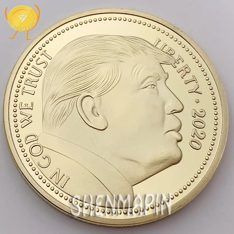 Дональд Трамп в память о том что монета сделает Америку великолепной снова