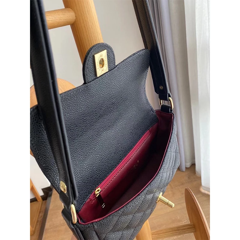 

2021 early spring new luxury brand real leather rhombic chain bag luxury high-quality ladies one-shoulder diagonal bag classic
