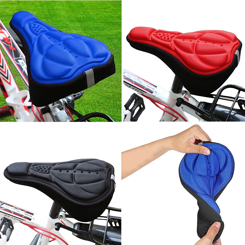 

Zacro Bicycle Saddle 3D Soft Bike Seat Cover Comfortable Foam Seat Cushion Cycling Saddle for Bicycle Bike Accessories