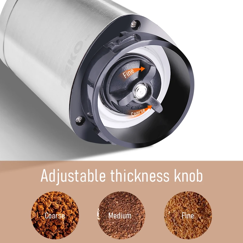 Economici DEKO Macinacaffè Manuale Manuale Macinacaffè In Ceramica Regolabile Macinacaffè In Acciaio Inossidabile Utensili Da Cucina