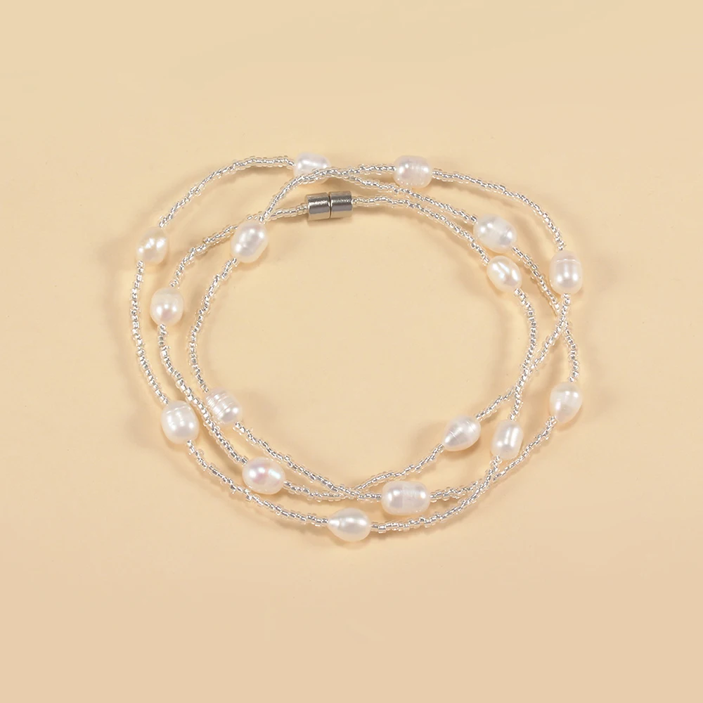 Женское Ожерелье жемчужное ожерелье используйте метод магнитное соединение