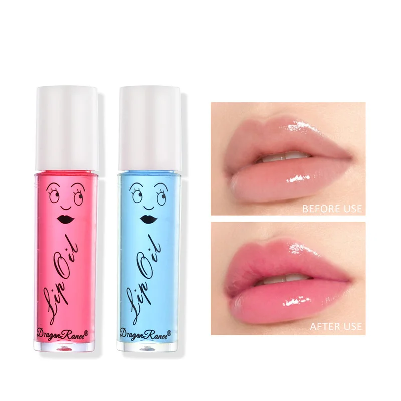 Блеск для губ Макияж роликовый шарик масло прозрачная бесцветная Бриллиантовая