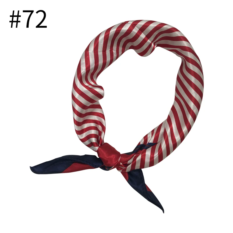 100 шт. квадратный шарф повязка для волос деловых встреч женский элегантный