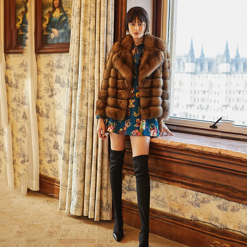 Рисунок 4 - Новая зимняя Женская Шуба Ftangaiur