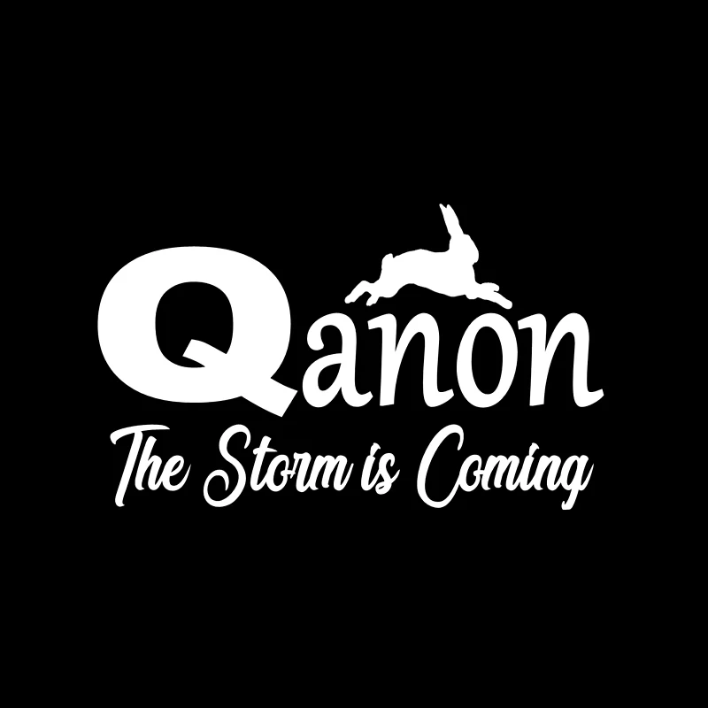 

Personality Car Sticker Qanon The Storm Is Coming KK Vinyl Decorative Bodywork Decals Sunscreen Waterproof Suv Interior 15cmX9cm
