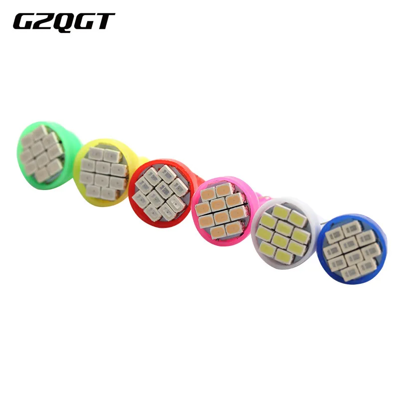 10 шт. 12В T10 W5W 194 1206 SMD Led Автомобильный клиновидный Клиренс номерной знак для дверей