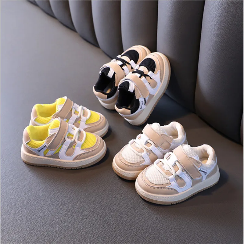 

Новинка 2021, Осенняя детская обувь, сетчатая обувь для маленьких девочек и мальчиков, модная дышащая обувь для маленьких детей