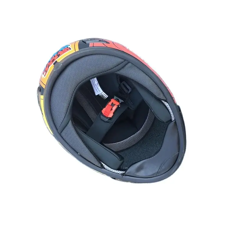 Крутое Новое поступление мотоциклетный шлем на все четыре сезона лицо оболочка