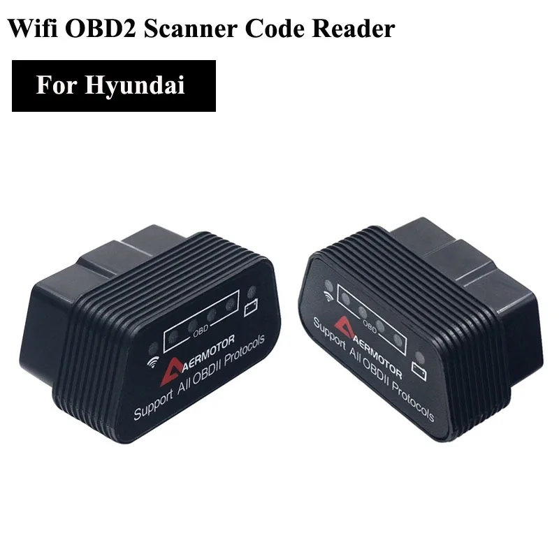 Wifi OBD2 сканер считыватель кодов для Hyundai IX35 IX25 I30 I20 Kona Solaris Tucson Android IOS ELM327