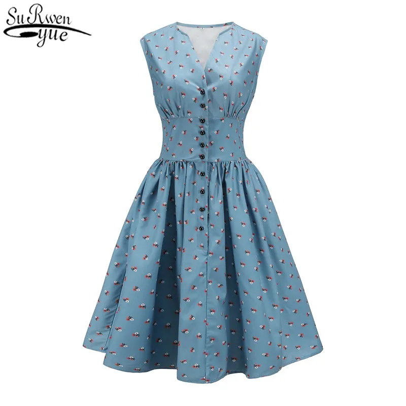 

Женское свободное платье с V-образным вырезом, без рукавов