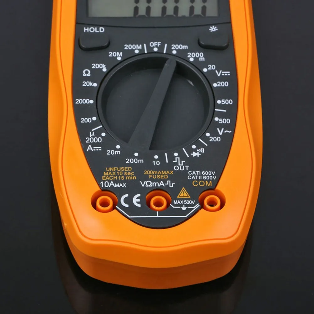 

DT33D Professional NCV Digital Multimeter 20A Ammeter Volt Ohm Tester AC/DC/Capacitance/Resistance/Diode Tester