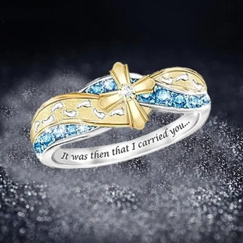 Модное перекрестное кольцо с хорошим значением миноритарный и простой