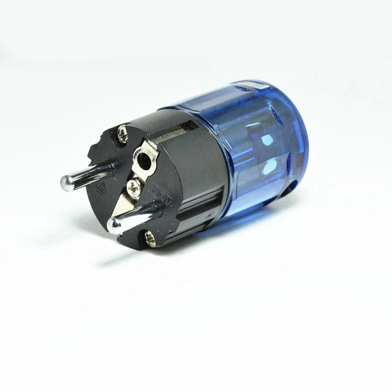 Новинка P-037e + C-037 полюса из чистой меди с родиевым покрытием штепсельная вилка