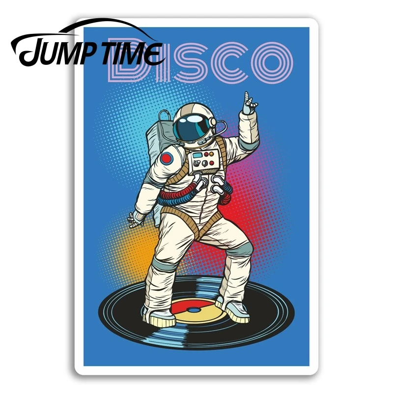 Прыгать время пространство диско винил Стикеры s стикер космонавт ноутбук
