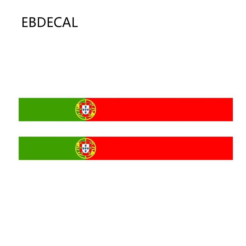 Ebdeckle персональный флаг Португалия для Авто/бампер/окно/наклейка на стену стикеры наклейки DIY Декор