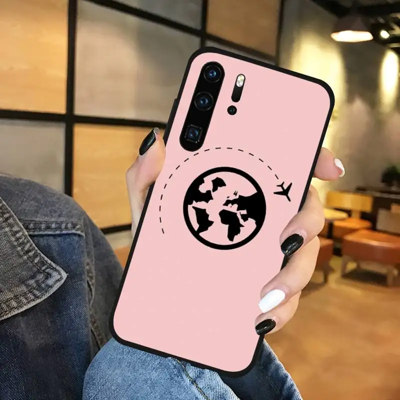 

Aircraft Airplane fly travel cloud Phone Case Funda For Huawei P9 P10 P20 P30 Lite 2016 2017 2019 plus pro P smart