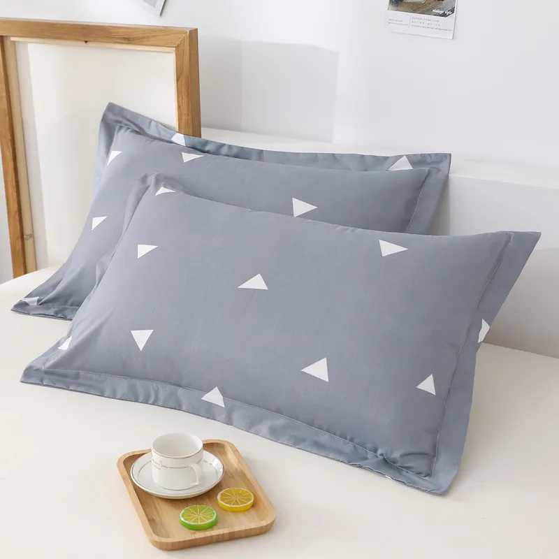 2 шт. модные наволочки Геометрическая полоса цветок мягкая наволочка постельные