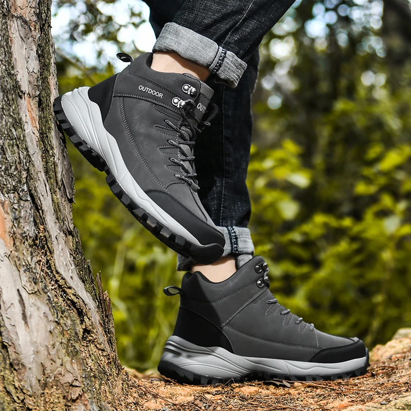 

Winter/Autumn Men's Premium Brand Military Leather Boots, Special Forces Tactical Desert Combat Boat, Outdoor Shoes, Snow Boots