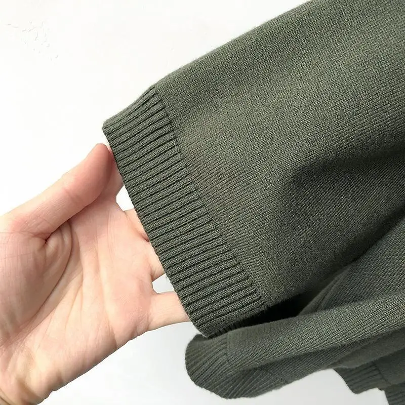 

Women Cardigan Sweaters Solid Color Loose V-Neck Long Sleeve Coats 2020 Autumn New Button Pockets Female Sweaters