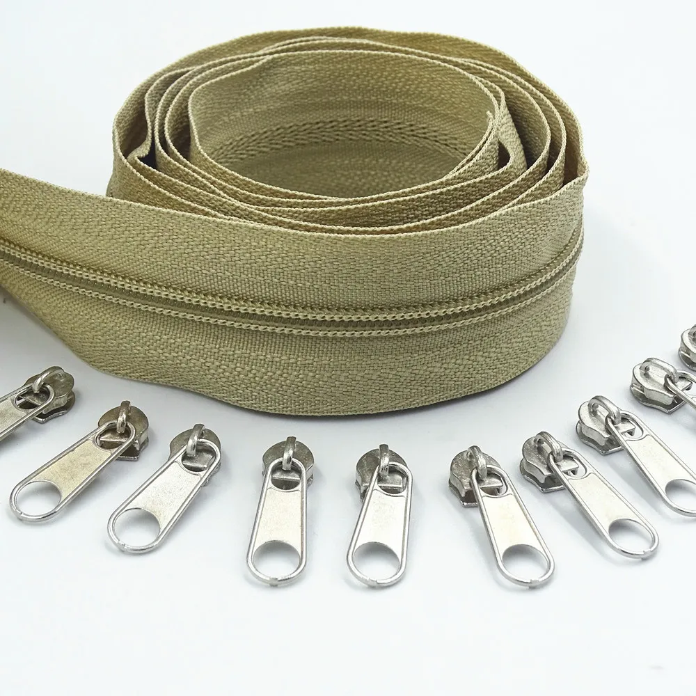 10 метров 20 съемников для молний 3 # нейлоновая катушка DIY аксессуары пошива одежды