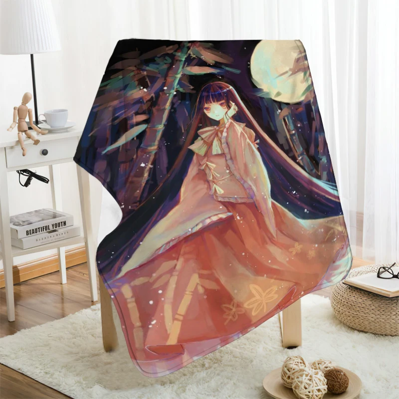 ?? Musifeカスタムhouraisanかぐやフランネル毛布デザイン独自の毛布フランネル毛布ソファdiyのドロップシッピング
