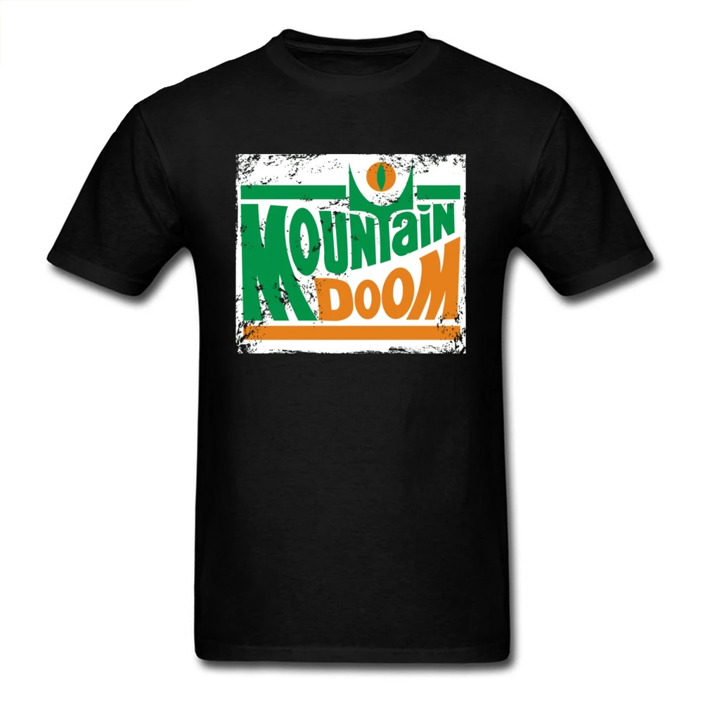 

Mountain Doom T Shirt Men Vintage T-shirt Graphic Clothing Custom Letter Tops Workout Shirts Summer Cotton Tshirt
