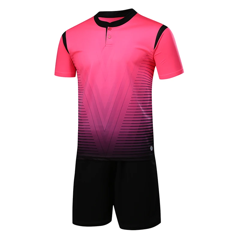 Мужские желтые футболки с коротким рукавом комплект красной футбольной формы